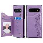 Custodia portafoglio motivo gatti per Galaxy S9 e S10