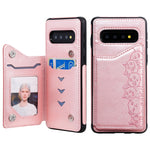 Custodia portafoglio motivo gatti per Galaxy S9 e S10