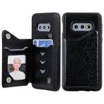 Custodia portafoglio motivo gatti per Galaxy S9 e S10