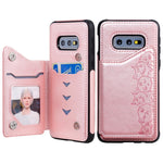 Custodia portafoglio motivo gatti per Galaxy S9 e S10