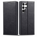 Custodia per telefono in pelle antifurto LC.IMEEKE RFID, For Samsung Galaxy S22 Ultra 5G
