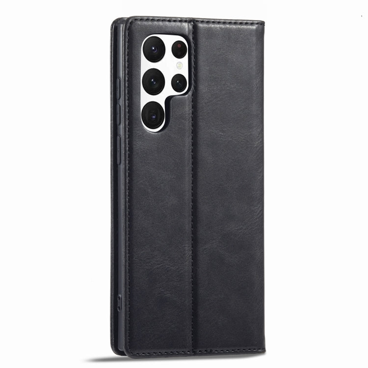 Custodia per telefono in pelle antifurto LC.IMEEKE RFID, For Samsung Galaxy S22 Ultra 5G