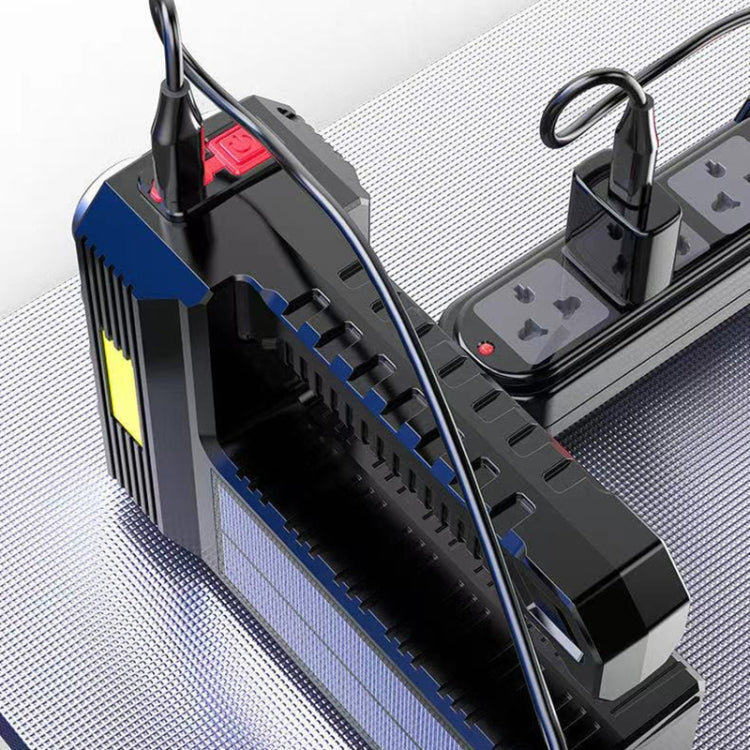 Lampada torcia da campeggio a 8 LED super luminosa e impermeabile, USB Charging, Solar Charging