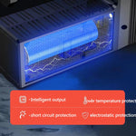 Lampada torcia da campeggio a 8 LED super luminosa e impermeabile, USB Charging, Solar Charging