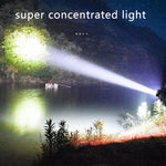 Lampada torcia da campeggio a 8 LED super luminosa e impermeabile, USB Charging, Solar Charging