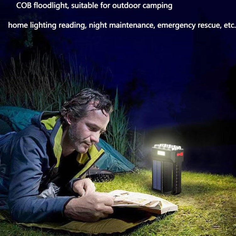 Lampada torcia da campeggio a 8 LED super luminosa e impermeabile, USB Charging, Solar Charging