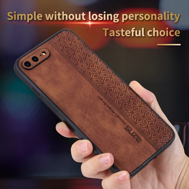 Custodia per telefono AZNS in pelle goffrata 3D, For iPhone 7 Plus / 8 Plus