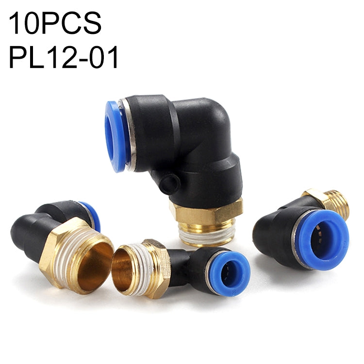 LAIZE 10 pz Filettatura Maschio Gomito Pneumatico Raccordo Raccordo Rapido, PL4-01 (10pcs), PL4-02 (10pcs), PL4-M5 (10pcs), PL6-01 (10pcs), PL6-02 (10pcs), PL6-03 (10pcs), PL6-04 (2pcs), PL6-M5 (10pcs), PL8-01 (10pcs), PL8-02 (10pcs), PL8-03 (10pcs)   ...