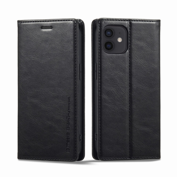 Custodia per telefono in pelle antifurto LC.IMEEKE RFID, For iPhone 12 mini, For iPhone 11, For iPhone 11 Pro, For iPhone 11 Pro Max