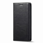 Custodia per telefono in pelle antifurto LC.IMEEKE RFID, For iPhone 12 mini, For iPhone 11, For iPhone 11 Pro, For iPhone 11 Pro Max