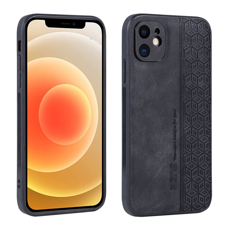 Custodia per telefono AZNS in pelle goffrata 3D, For Huawei Mate 50 Pro, For iPhone 12, For iPhone 11, For iPhone X / XS