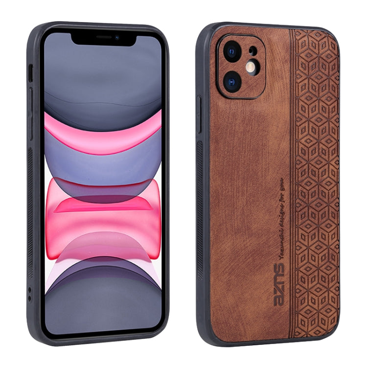 Custodia per telefono AZNS in pelle goffrata 3D, For Huawei Mate 50 Pro, For iPhone 12, For iPhone 11, For iPhone X / XS