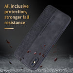 Custodia per telefono AZNS in pelle goffrata 3D, For iPhone XR, For iPhone XS Max