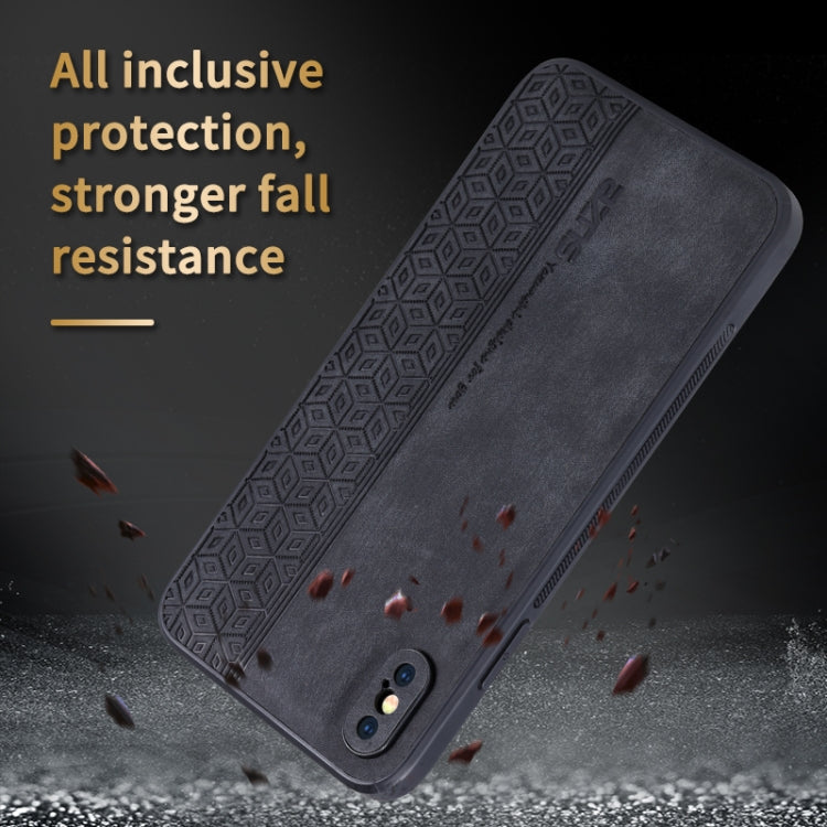 Custodia per telefono AZNS in pelle goffrata 3D, For iPhone XR, For iPhone XS Max