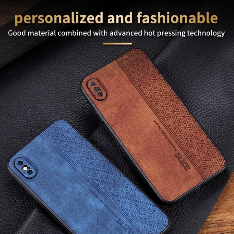 Custodia per telefono AZNS in pelle goffrata 3D, For iPhone XR, For iPhone XS Max