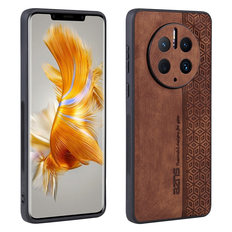Custodia per telefono AZNS in pelle goffrata 3D, For Huawei Mate 50 Pro, For iPhone 12, For iPhone 11, For iPhone X / XS