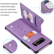 Custodia portafoglio Samsung Galaxy Note 8 con motivo sei gatti