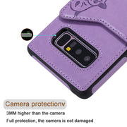Custodia portafoglio Samsung Galaxy Note 8 con motivo sei gatti