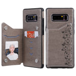 Custodia portafoglio Samsung Galaxy Note 8 con motivo sei gatti