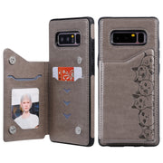 Custodia portafoglio Samsung Galaxy Note 8 con motivo sei gatti