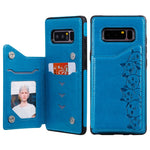 Custodia portafoglio Samsung Galaxy Note 8 con motivo sei gatti