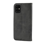 Custodia per telefono in pelle con chiusura magnetica a griglia cubica in vitello, For Samsung Galaxy A51 4G, For Samsung Galaxy A71 4G, For Samsung Galaxy A32 4G, For Samsung Galaxy A32 5G