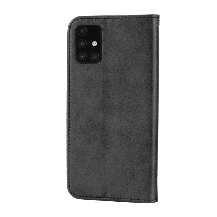 Custodia per telefono in pelle con chiusura magnetica a griglia cubica in vitello, For Samsung Galaxy A51 4G, For Samsung Galaxy A71 4G, For Samsung Galaxy A32 4G, For Samsung Galaxy A32 5G