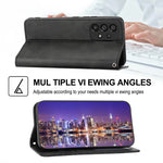 Custodia per telefono in pelle con chiusura magnetica a griglia cubica in vitello, For Samsung Galaxy A52 4G / 5G, For Samsung Galaxy A72 4G / 5G, For Samsung Galaxy A22 4G, For Samsung Galaxy A22 5G
