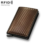 Portafoglio da uomo in fibra di carbonio RFID C1804H1