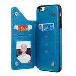 Custodia portafoglio antiurto per iPhone con slot carte