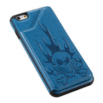 Custodia portafoglio antiurto per iPhone con slot carte