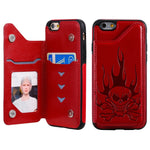 Custodia portafoglio antiurto per iPhone con slot carte