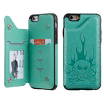 Custodia portafoglio antiurto per iPhone con slot carte