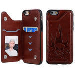 Custodia portafoglio antiurto per iPhone con slot carte