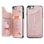 Custodia portafoglio antiurto per iPhone con slot carte