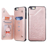 Custodia portafoglio antiurto per iPhone con slot carte