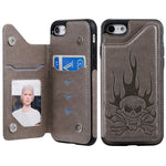 Custodia portafoglio antiurto per iPhone con slot carte