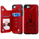 Custodia portafoglio antiurto per iPhone con slot carte