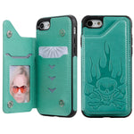 Custodia portafoglio antiurto per iPhone con slot carte