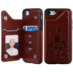 Custodia portafoglio antiurto per iPhone con slot carte