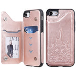 Custodia portafoglio antiurto per iPhone con slot carte