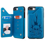 Custodia portafoglio antiurto per iPhone con slot carte