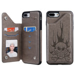 Custodia portafoglio antiurto per iPhone con slot carte