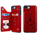 Custodia portafoglio antiurto per iPhone con slot carte