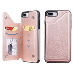 Custodia portafoglio antiurto per iPhone con slot carte