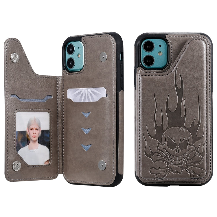 Custodia protettiva teschio per iPhone 11 e XS