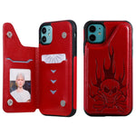 Custodia protettiva teschio per iPhone 11 e XS