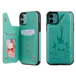 Custodia protettiva teschio per iPhone 11 e XS