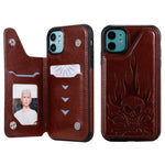 Custodia protettiva teschio per iPhone 11 e XS