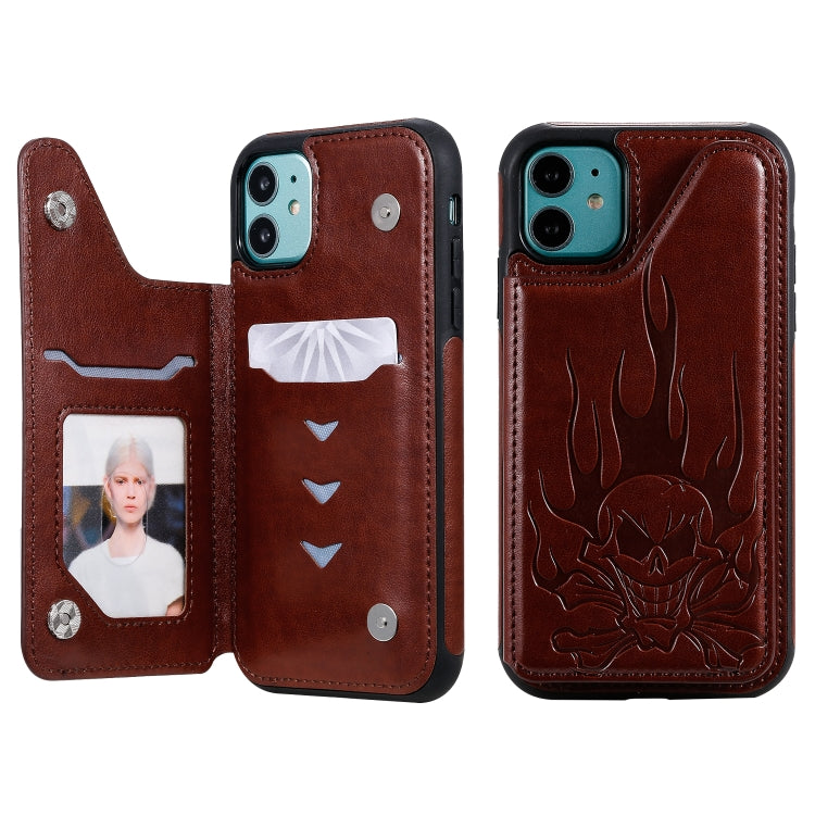 Custodia protettiva teschio per iPhone 11 e XS